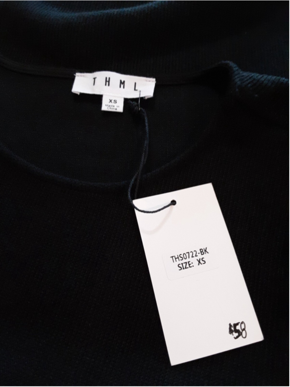 FIONA SWEATER▪︎BY THML▪︎ POM POMS▪︎BELL SLEEVES▪︎BLACK RIBBED BODICE▪︎SZ XS▪︎NWT - Picture 9 of 11